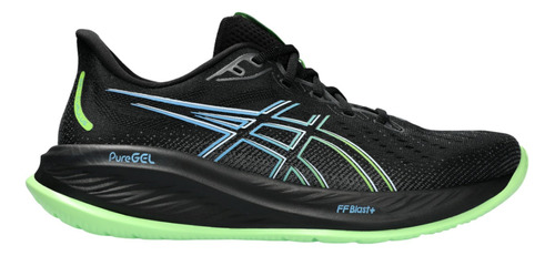 Tenis Asics Hombre Caballero Running Cumulus 26 Negro