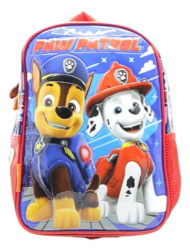 Mochila Espalda 12 Paw Patrol Azul/rojo Deporfan