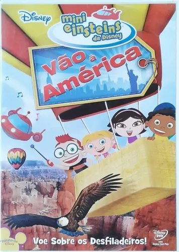 Dvd Mini Einsteins Da Disney Vão A América Lacrado | Frete grátis