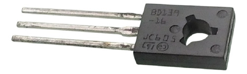 Transistor Npn Bd139 -16 80v 1.5a 3-pin Marca St Electronics