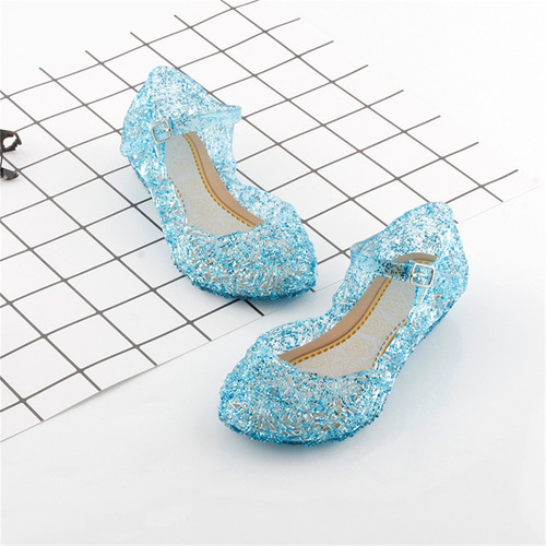 Zapatos Planos De Princesa Elsa Para Niñas Pequeñas
