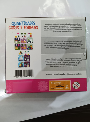Jogo Educativo Cores E Formas Infantil Estimula A Percepção
