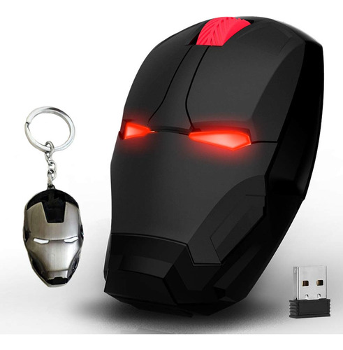 Mouse Ergonmico Inalmbrico Cool Iron Man Mouse 2.4g Porttil