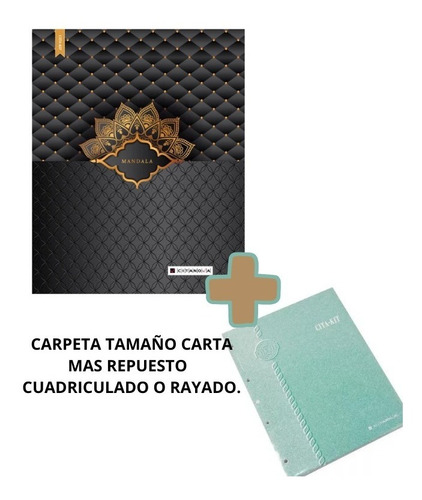 Carpeta  Citakit Tamaño Carta Línea Mandalas + Repuestos