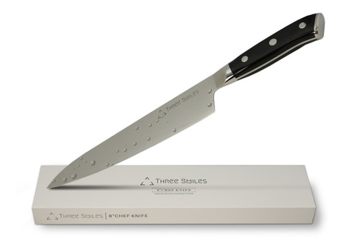 Cuchillo Chef Ultra Afilado Acero Inox Aleman X50+ 20cm