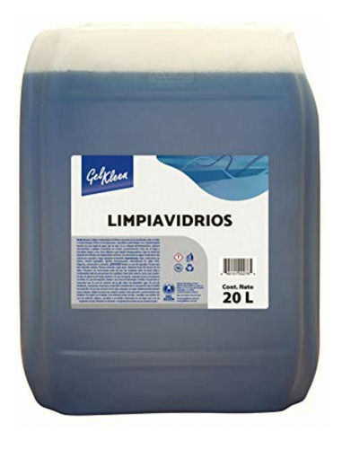 Gel Kleen Limpiavidrios, Bidón De 20 L, 1 Cuenta