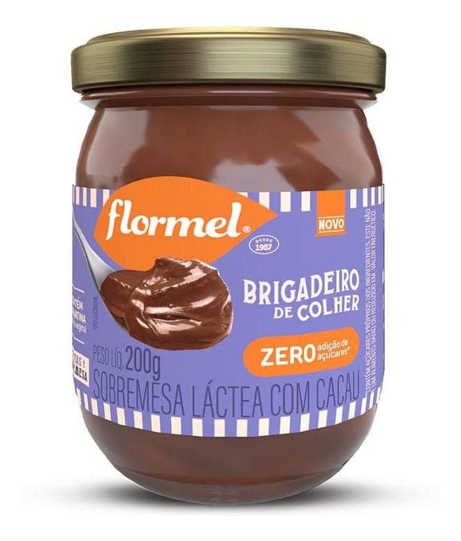 Brigadeiro De Colher Zero Açúcar Pote 200g - Flormel