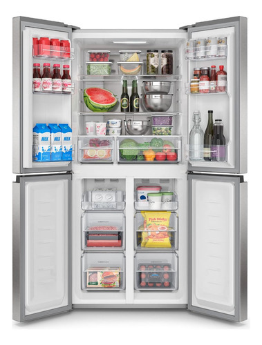 Refrigerador Fensa 401l No Frost 4 Puertas Inverter Dq79su
