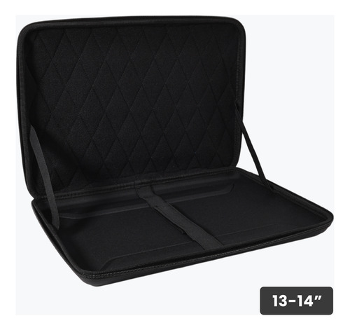 Funda Hardshell Para Notebook 13-14 Negro Levo Negro