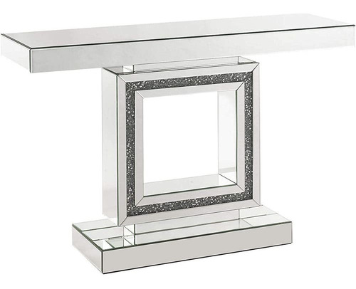 Acme Furniture Noralie Consola Mesa, Mirrored & Faux Diamond