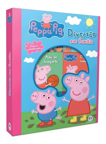 Peppa Pig   Diversão Em Família Com 6 Mini Livros: Peppa Pig   Diversão Em Família Com 6 Mini Livros, De Cultural, Ciranda. Editora Ciranda Cultural, Capa Mole, Edição 1 Em Português