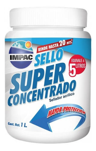 Sello Impermeabilizante Súper Concentrado 1 Litro Impac