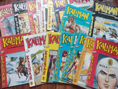 Kaliman El Hombre Increíble 20 Revistas Años 90' Y 2000