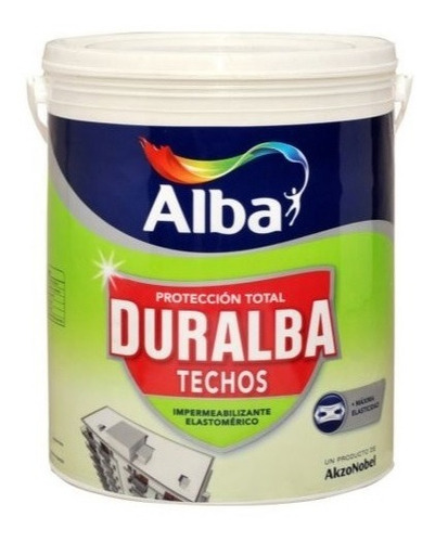 Membrana En Pasta Duralba Techos X 20lts Reduce Temperatura