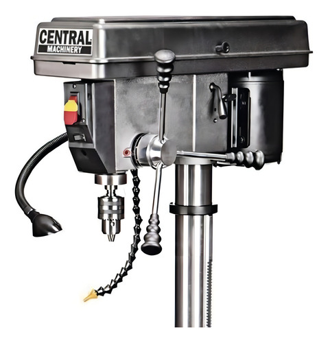 Taladro De Banco 16 Velocidades 1hp Color Plateado