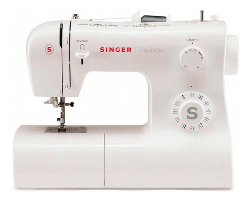 Máquina de coser recta Singer Tradition 2282 portable blanca 220V