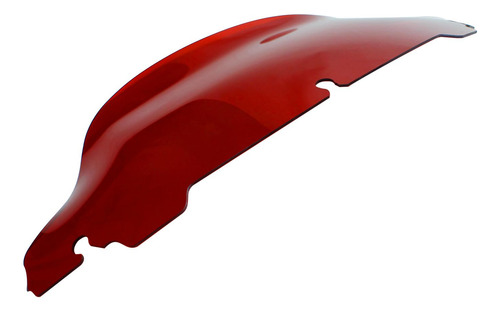 Parabrisas Acrílico Rojo 7 Pulgadas Para Harley Davidson