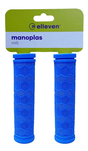 Manopla Punho Grip Elleven Emborrachada 130mm Color Mtb 75gr Cor Azul