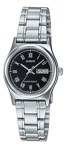 Reloj Para Mujer Casio - Ltp_v006d_1b Plateado