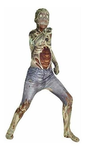 Disfraz De Zombie Monster Para Niños Morphsuits - Pequeño