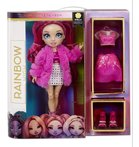 Nova Boneca Rainbow High Fashion Doll Stella Monroe