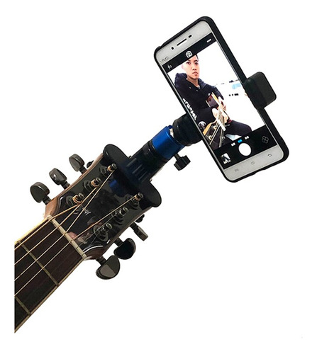 Soporte Para Teléfono Móvil Con Clip Para Cabeza De Guitarra