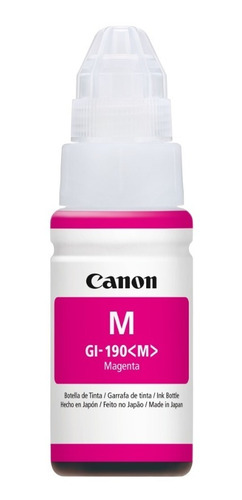 Imagen 1 de 8 de Botella Tinta Gi 190m Impresora Canon Pixma G2100 Y G3100