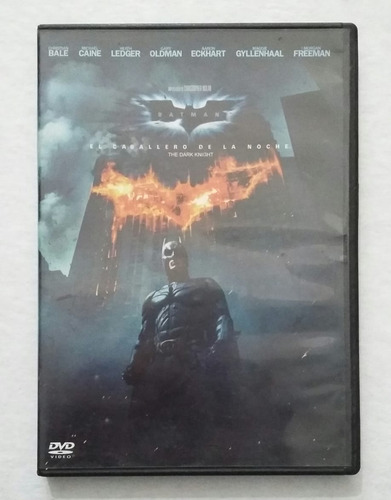 Dvd Batman El Caballero De La Noche Christian Bale Michael C