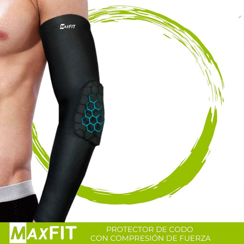 Par De Codera Elástica Protección Compresión Maxfit Bt001