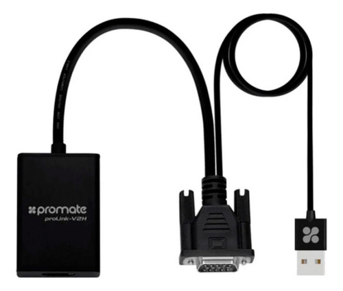 Adapatador De Vga A Hdmi C/cable Usb Promate Prolink-v2h