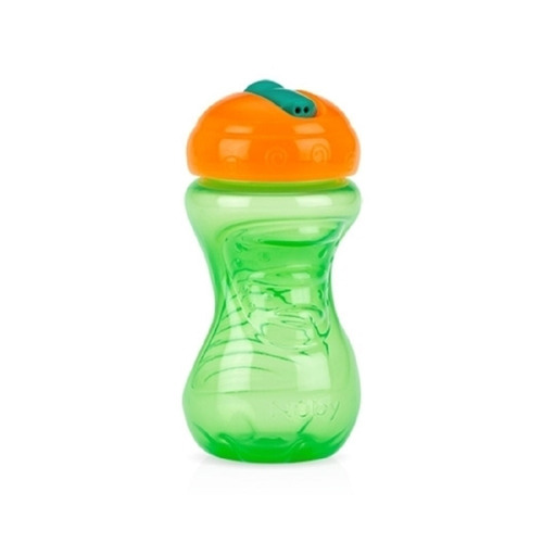 Copo Nuby Bico Rígido Retrátil 300ml Verde Novo Original