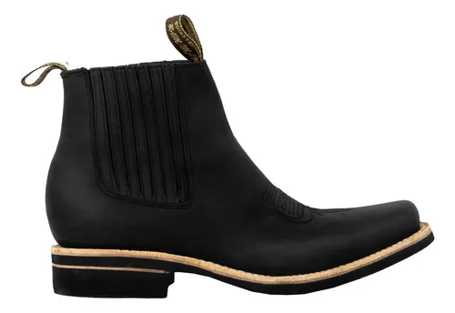 Botas Vaqueras para Hombre Negras [Mejor Precio + Envio Gratis] —