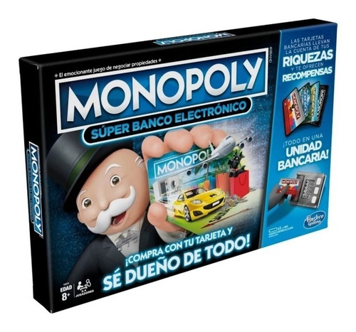 Juego De Mesa Monopoly Super Electronic Banking Hasbro E8978