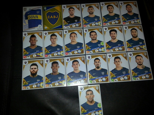 Lote Completo 20 Figuritas Boca Juniors Fifa 365 2018 Panini