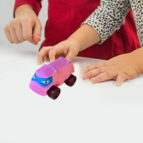 Lj Rueda De Coche Fidget, Coche De Juguete Elástico Rosa