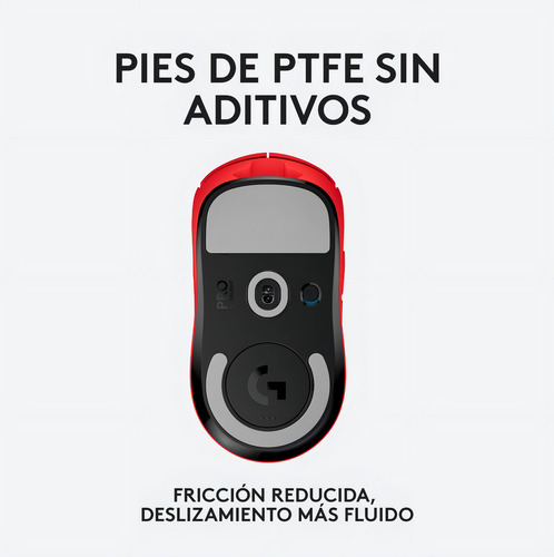 Mouse Gamer Inalambrico Logitech G Pro X Superlight Red Colo