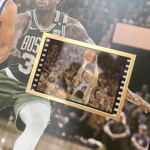 Cartel Enmarcado De Stephen Curry Memorabilia De Balonc...