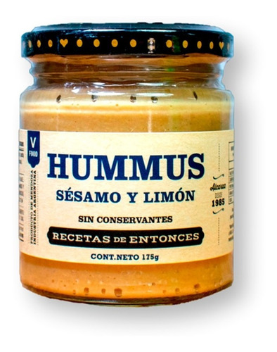 Hummus De Sésamo Y Limón 175 Gr Recetas De Entonces