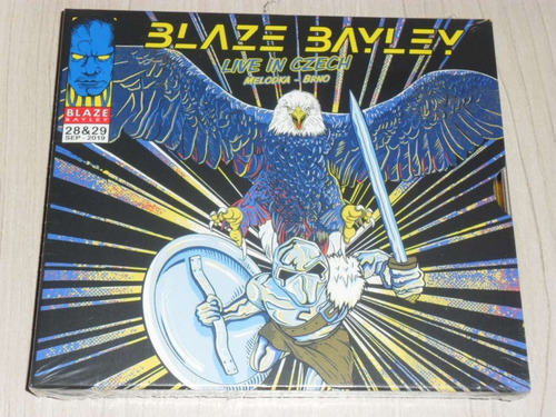 Cd Blaze Bayley - Live In Czech 2019 (europeu Duplo) Lacrado