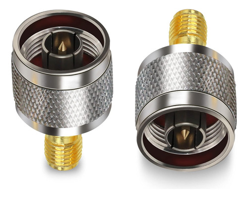 Conector Sma Hembra A Macho Adaptador Coaxial Rf 2 Piezas
