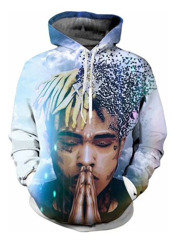 Np Sudadera Con Capucha Triple X De Rapero Xxxtentacion Suda