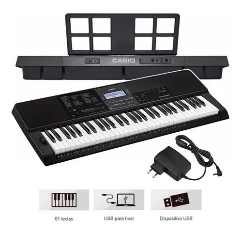 Teclado Musical Casio Ct-x800 Preto