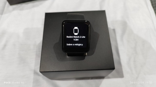 Smartwatch Redmi Watch 2 Lite Global Cor Preto