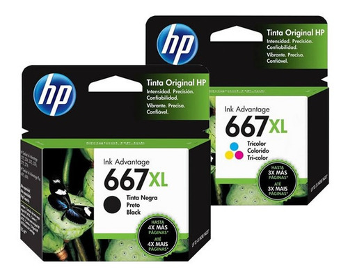Imagen 4 de 4 de Cartuchos Original Hp 662/664/667 (2135/3635/3835/2375/2775)
