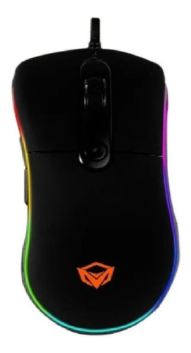 Imagen 3 de 6 de Mouse Gamer Meetion Gm20 Con Luz Rgb Negro 4800dpi Pc Ps4