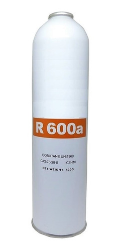 Refrigerante R600a 400 Gr C/ Valvula De Carga