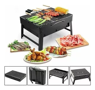 Mini Parrilla Portátil Grill Asador Carbón Plegable Picnic