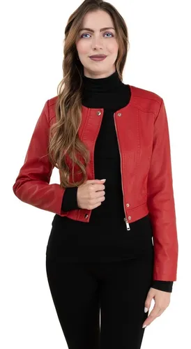 Chamarra biker 2025 roja