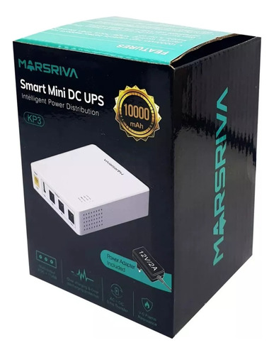 Mini Ups Marsriva Kp3 10000mah/12v Router, Punto De Venta