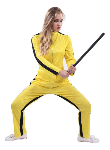 Disfraces De Kung Fu Para Mujer (dragón Amarillo) (mediano)